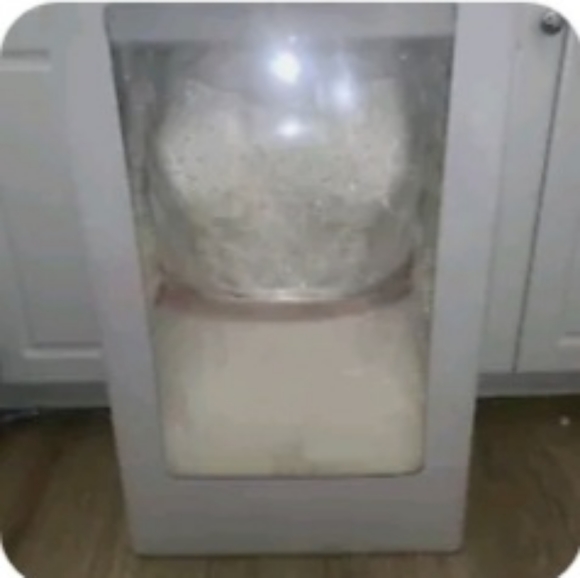 Oleg Cassini Organza 3/4 Sleeved Wedding Dress. - Picture 6 of 7